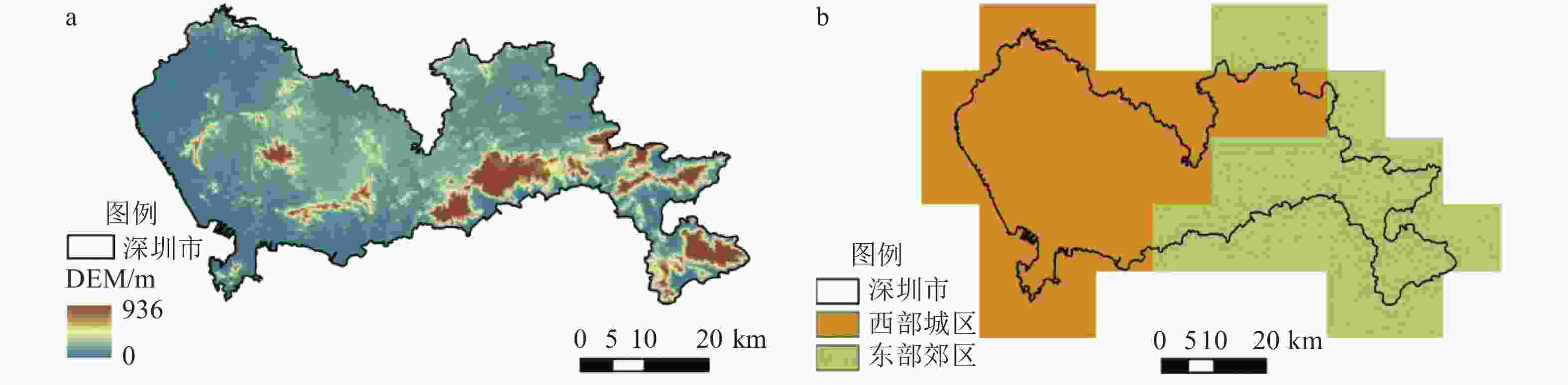 Rain island effect in Shenzhen City